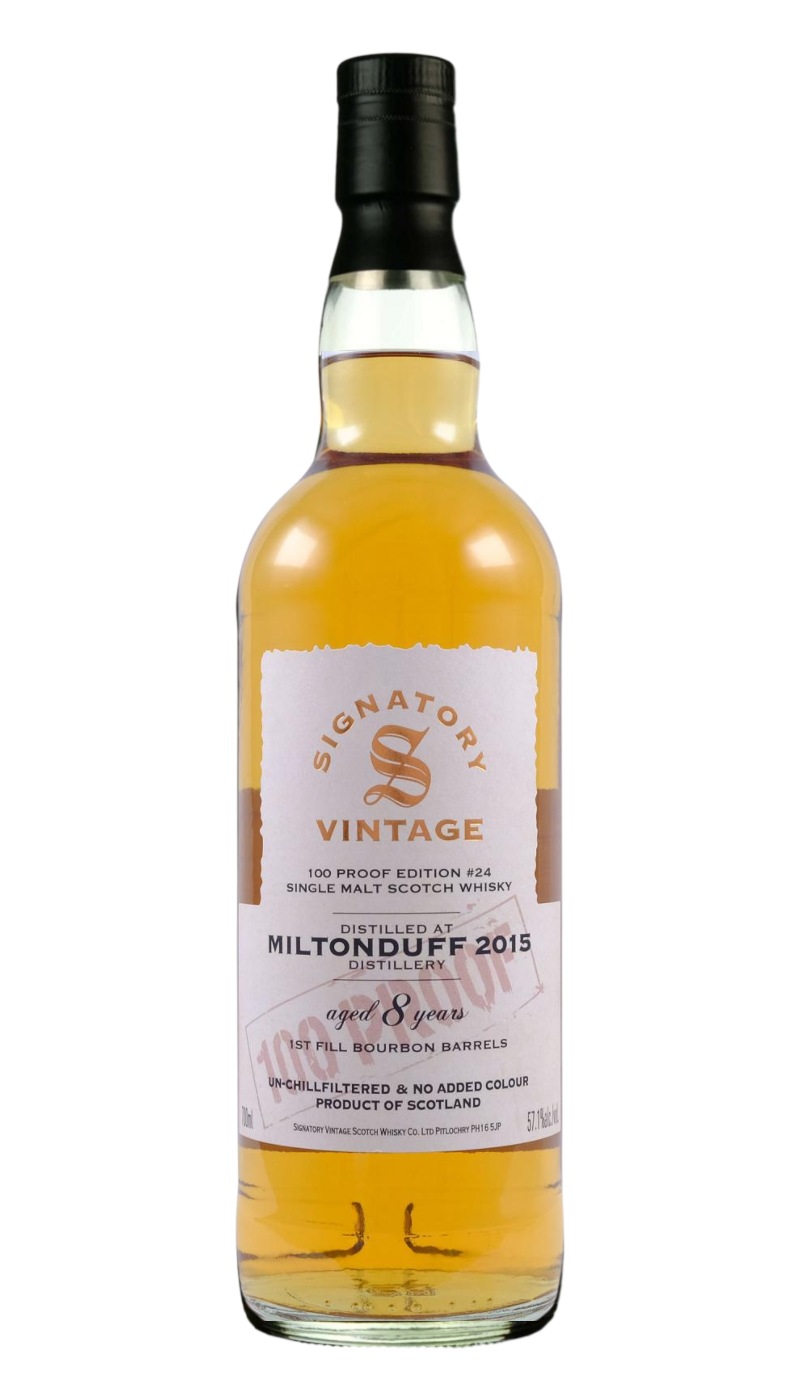 Signatory 100 Proof Miltonduff 8 Year