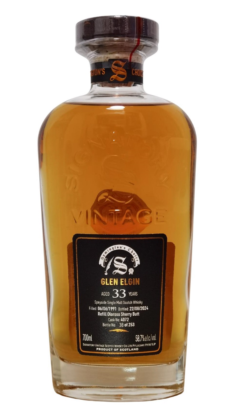 Signatory Glen Elgin 33 Year 58.7% Sym