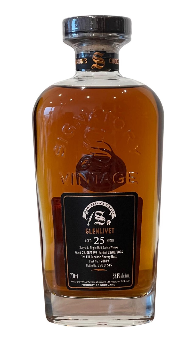 Signatory Glenlivet 25 Year Symingtons