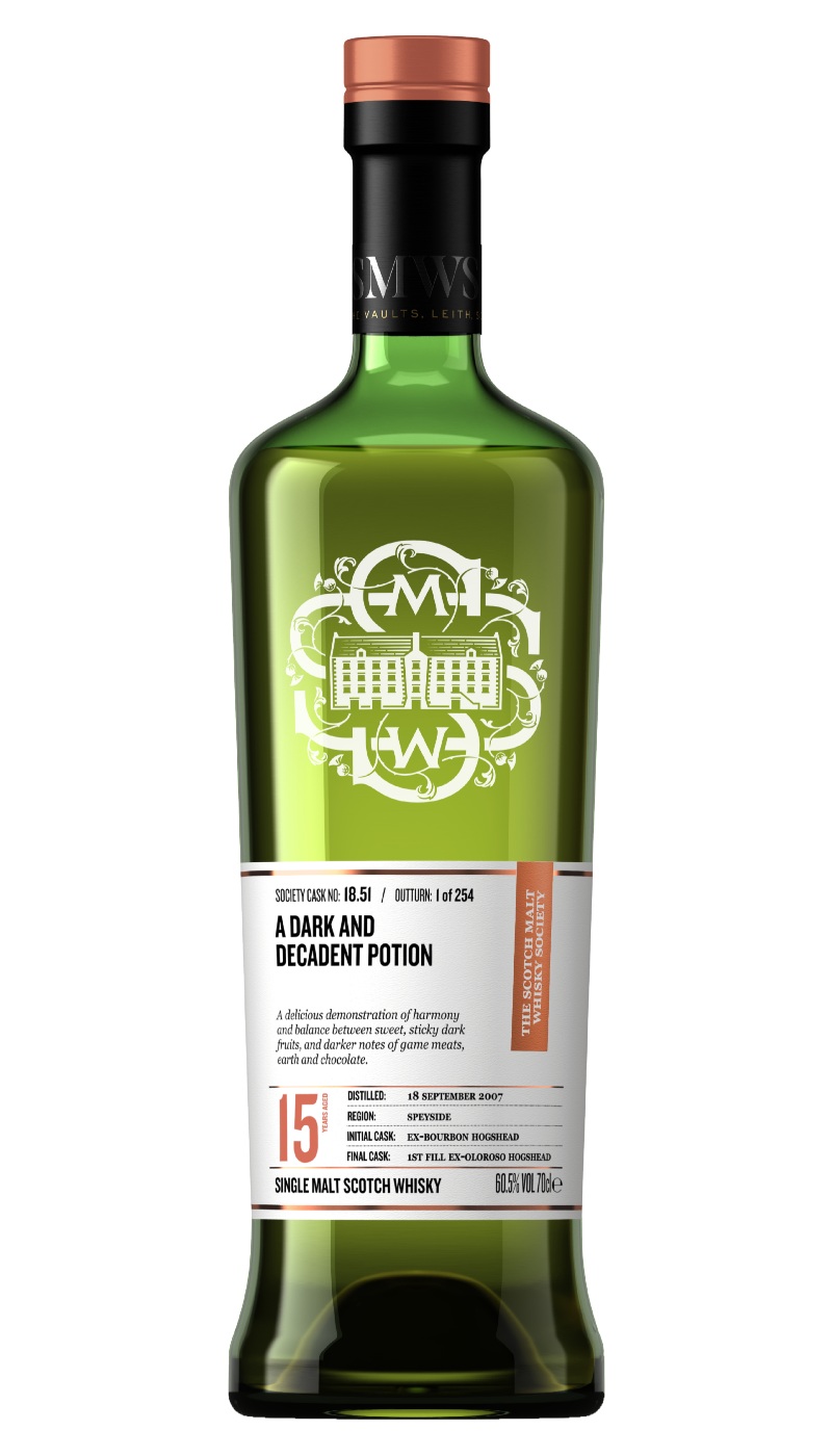 SMWS 18.51 A DARK AND DECADENT POTION