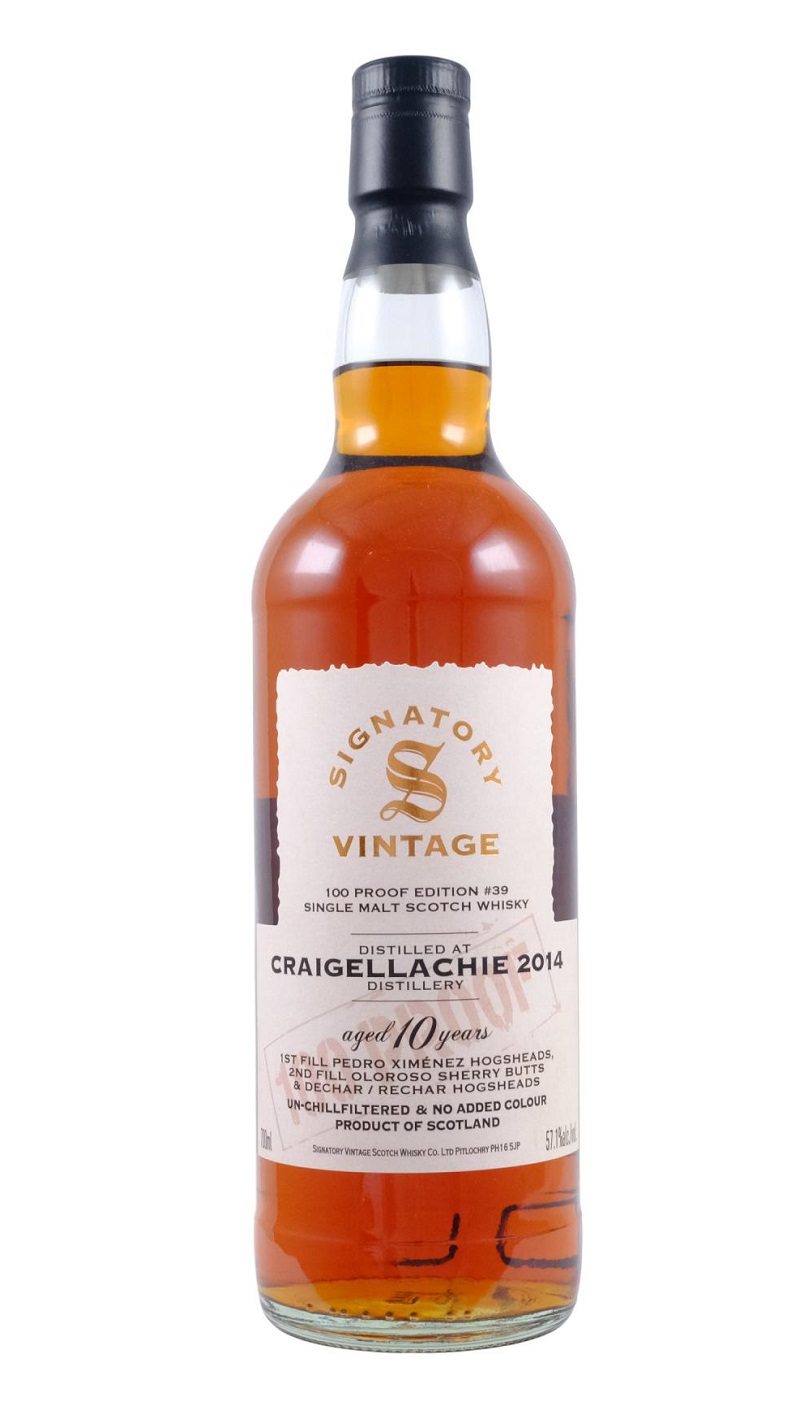 Signatory 100 Proof Craigellachie 10 Yr