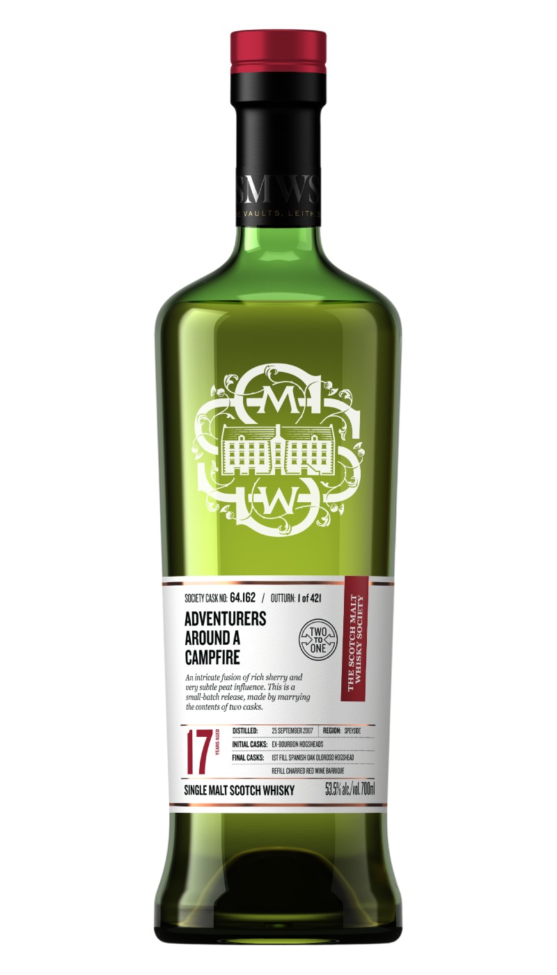 SMWS 64.162 ADVENTURERS AROUND CAMPFIRE