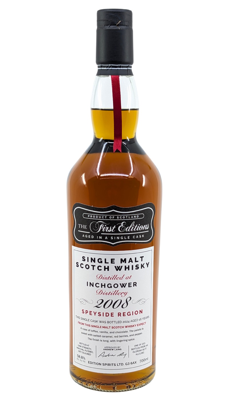 First Edition Inchgower Oloroso 2008 16