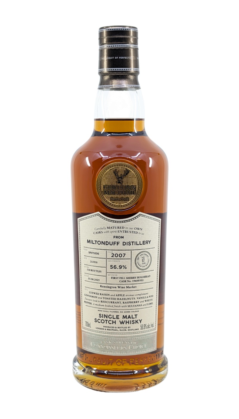 G&M CC Miltonduff 2007 KWM Cask