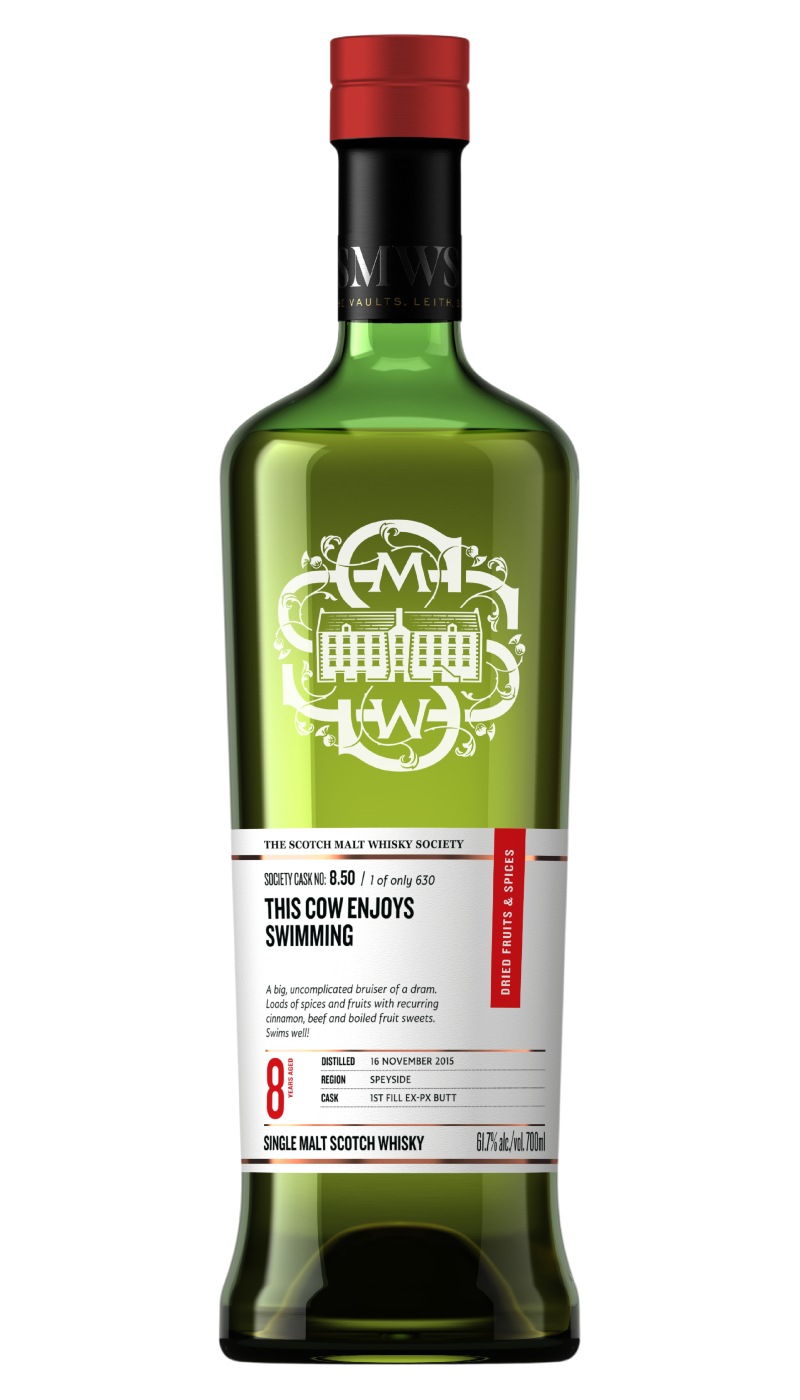 SMWS 8.50 THIS COW ENJOYS SWIMMING