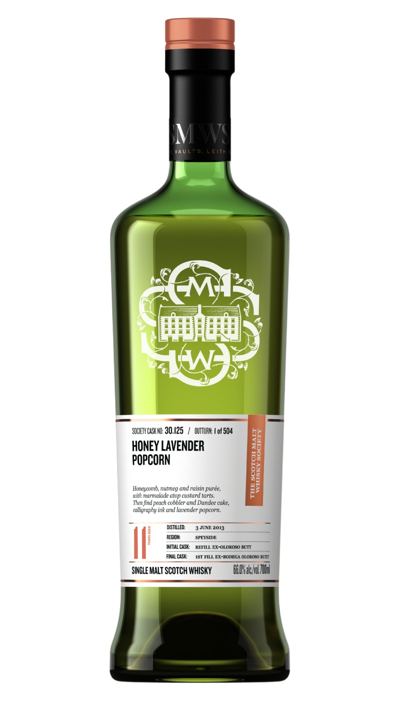SMWS 30.125 HONEY LAVENDER POPCORN