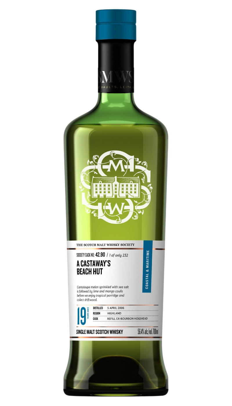 SMWS 42.90 A CASTAWAY'S BEACH HUT