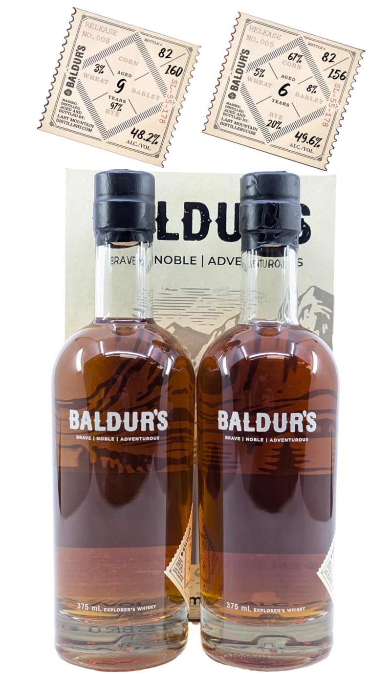 Baldur's Whisky 2x375ml Gift Pack