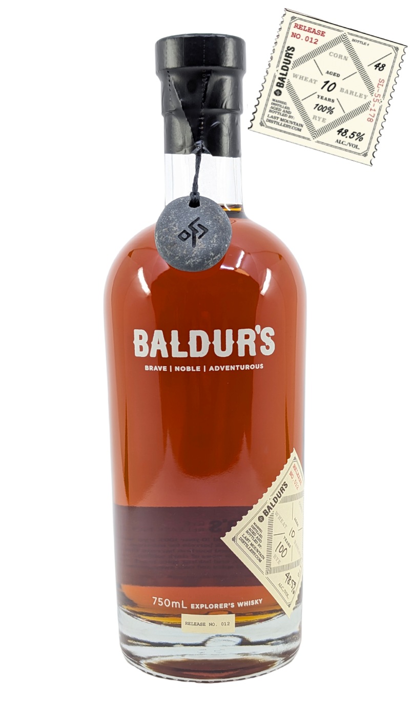 Baldur's Whisky 012 Rye 10 Year Old