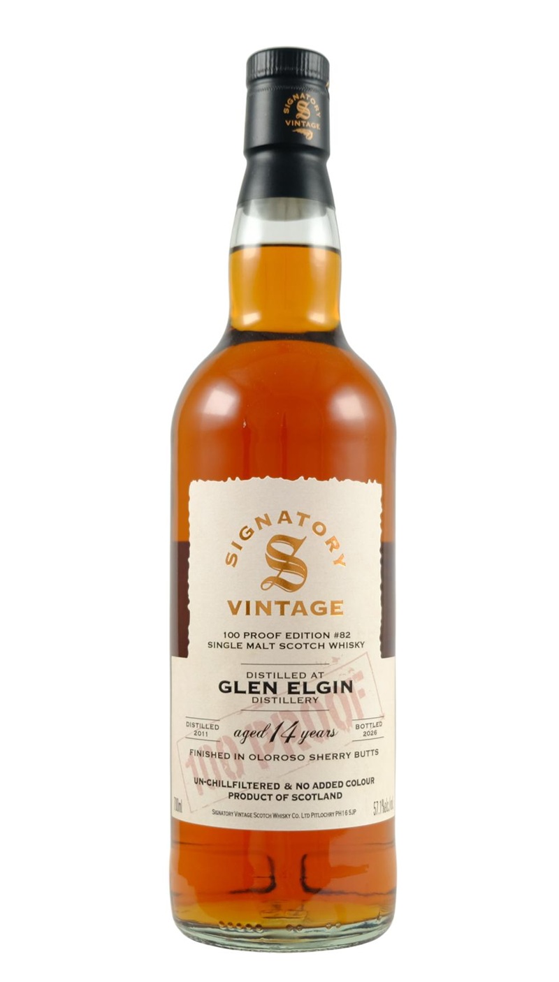 Signatory 100 Proof Glen Elgin 14 Yr #82