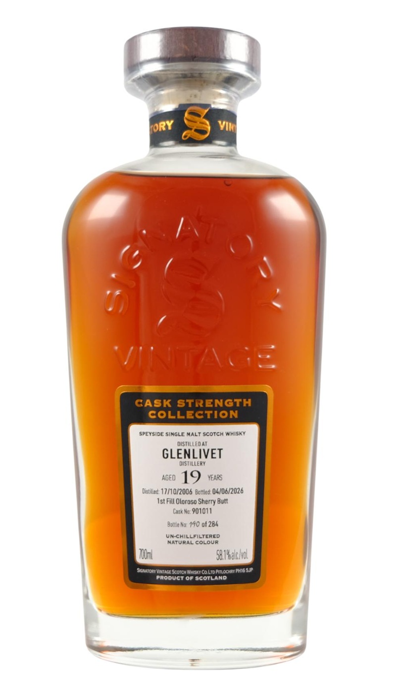Signatory CS Glenlivet 19 Year 58.1%