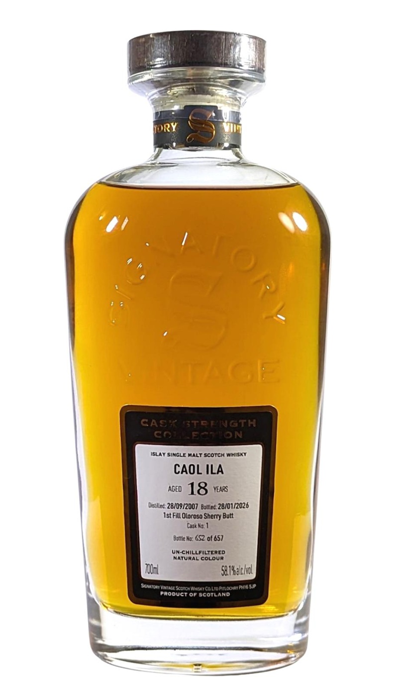Signatory CS Caol Ila 18 Year 58.1%