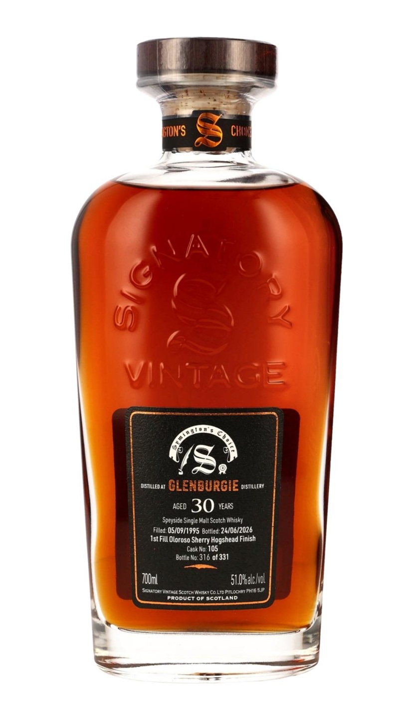 Signatory Glenburgie 30 Year #105 Symtns