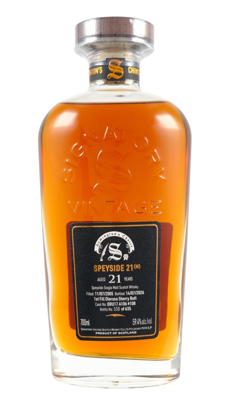 Signatory Speyside (M) 21 Year Symington