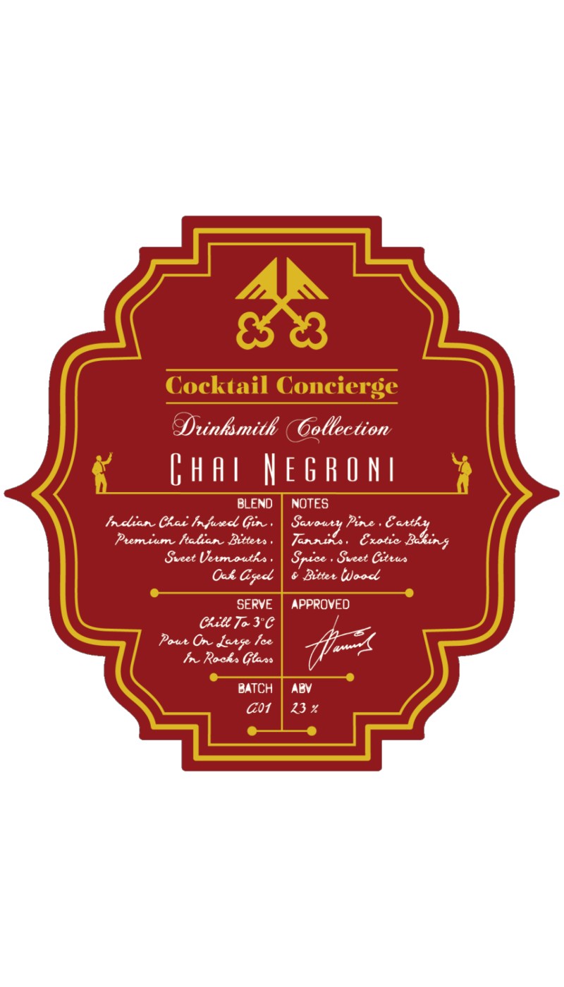Cocktail Concierge Chai Negroni