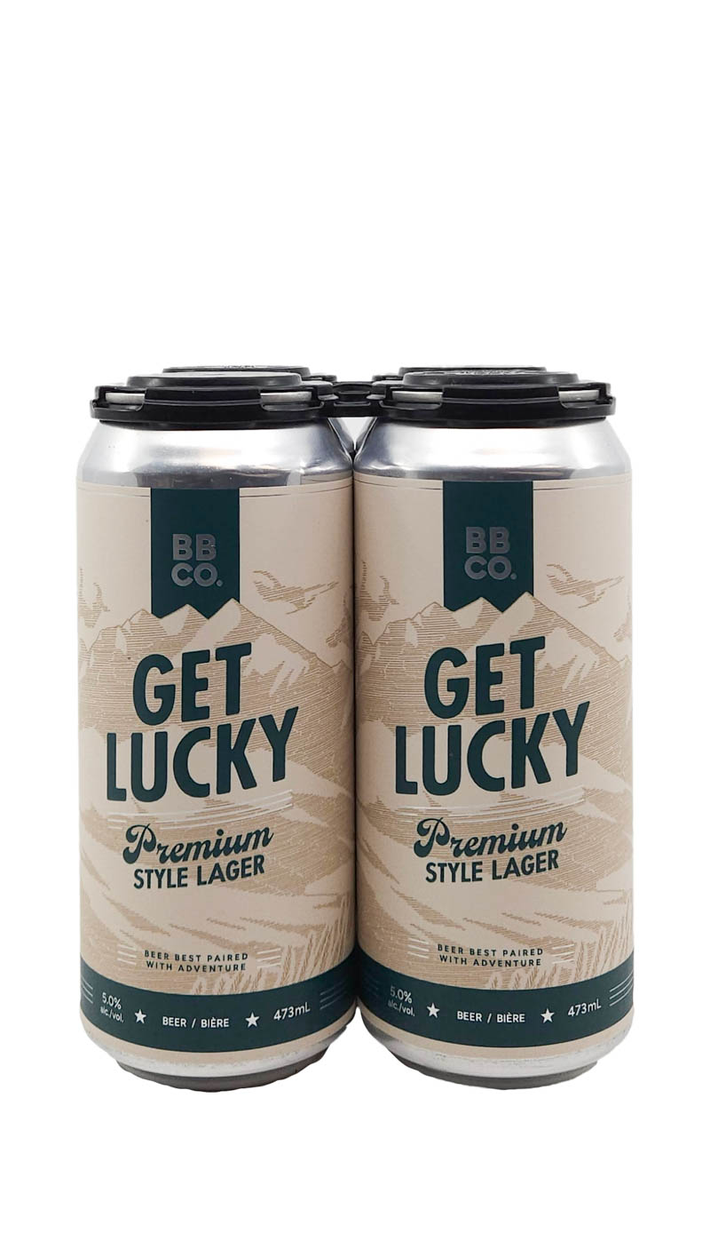 Born Brewing Get Lucky Lager 4pk