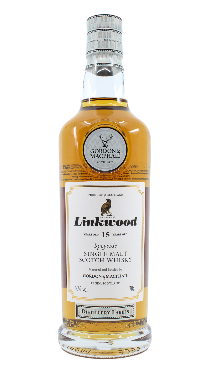 G&M Distillery Label Linkwood 15 Year