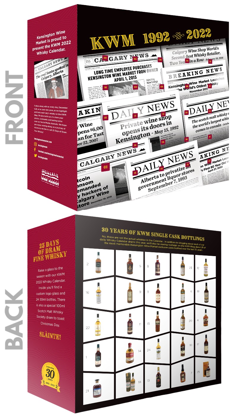 KWM 2022 Whisky Calendar Pre-Pay EarlyBd