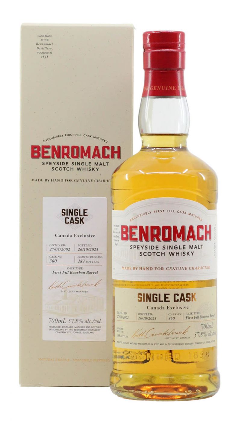 Kensington Wine Market - Benromach 2002 Cask 360 Canada Excl (102255)