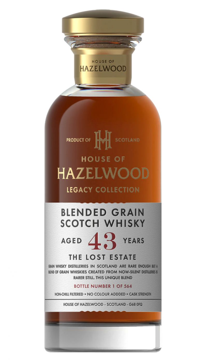House of Hazelwood 43 Year Blended Grain