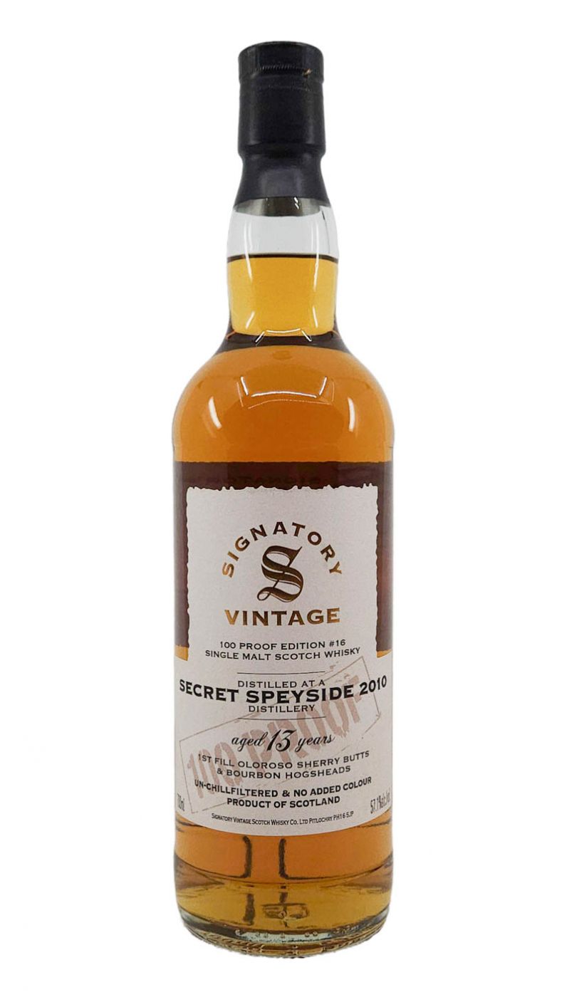 Signatory 100 Proof Secret Speyside 2010
