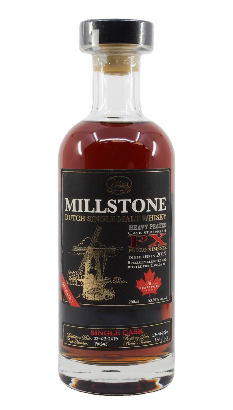 Millstone Peated PX Canada Cask #3