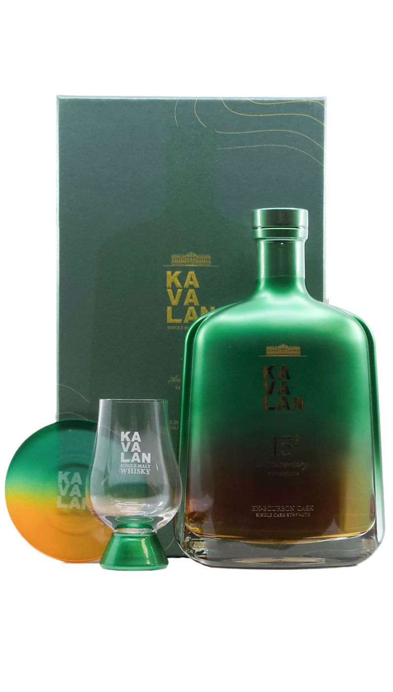 Kavalan 15th Anniversary Ex-Bourbon Cask