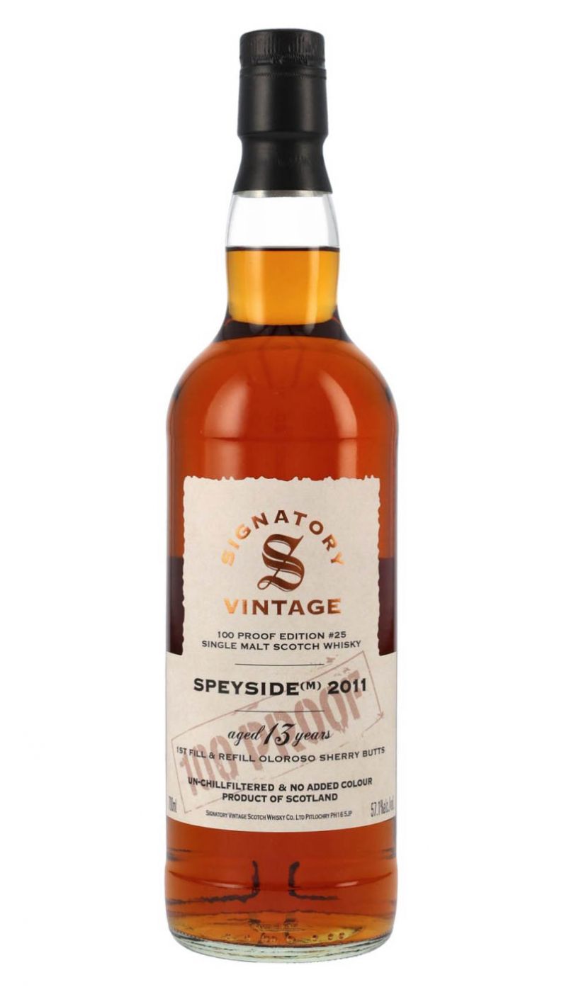 Signatory 100 Proof Speyside (M) 18 Yr
