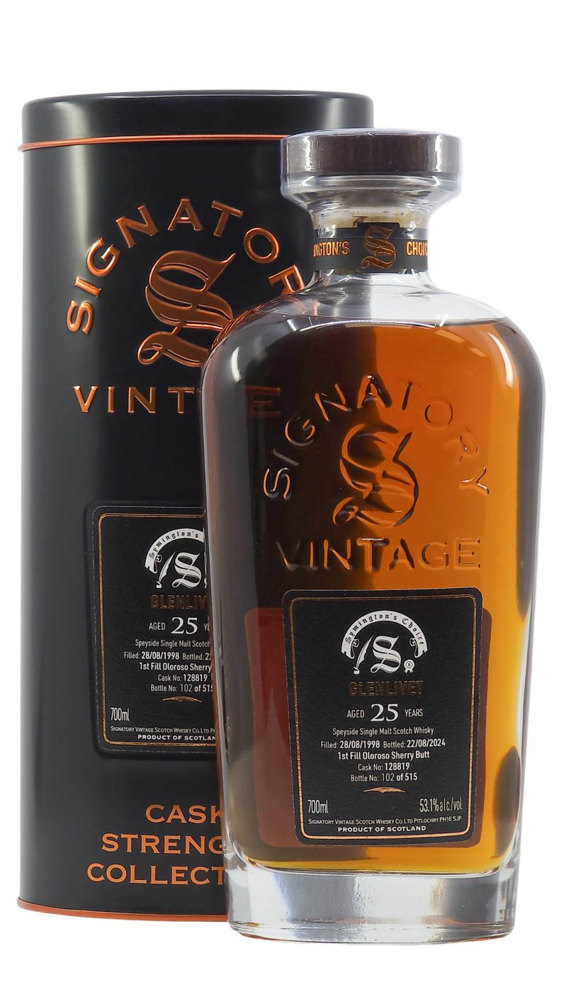 Signatory Glenlivet 25 Year Symingtons