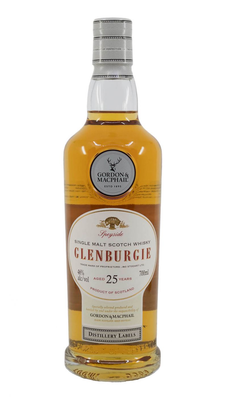G&M Distillery Label Glenburgie 25 Year