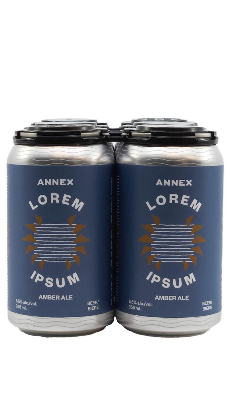 Annex Lorem Ipsum Amber 6-pack