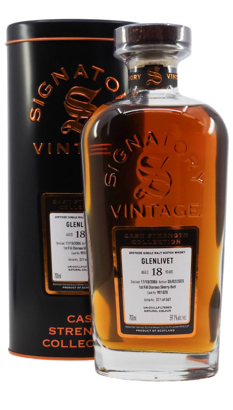 Signatory Glenlivet 18 Year 59.1%