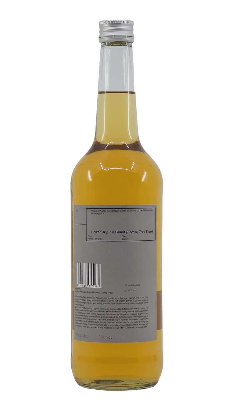 Holzer Granit Fernet True Bitter