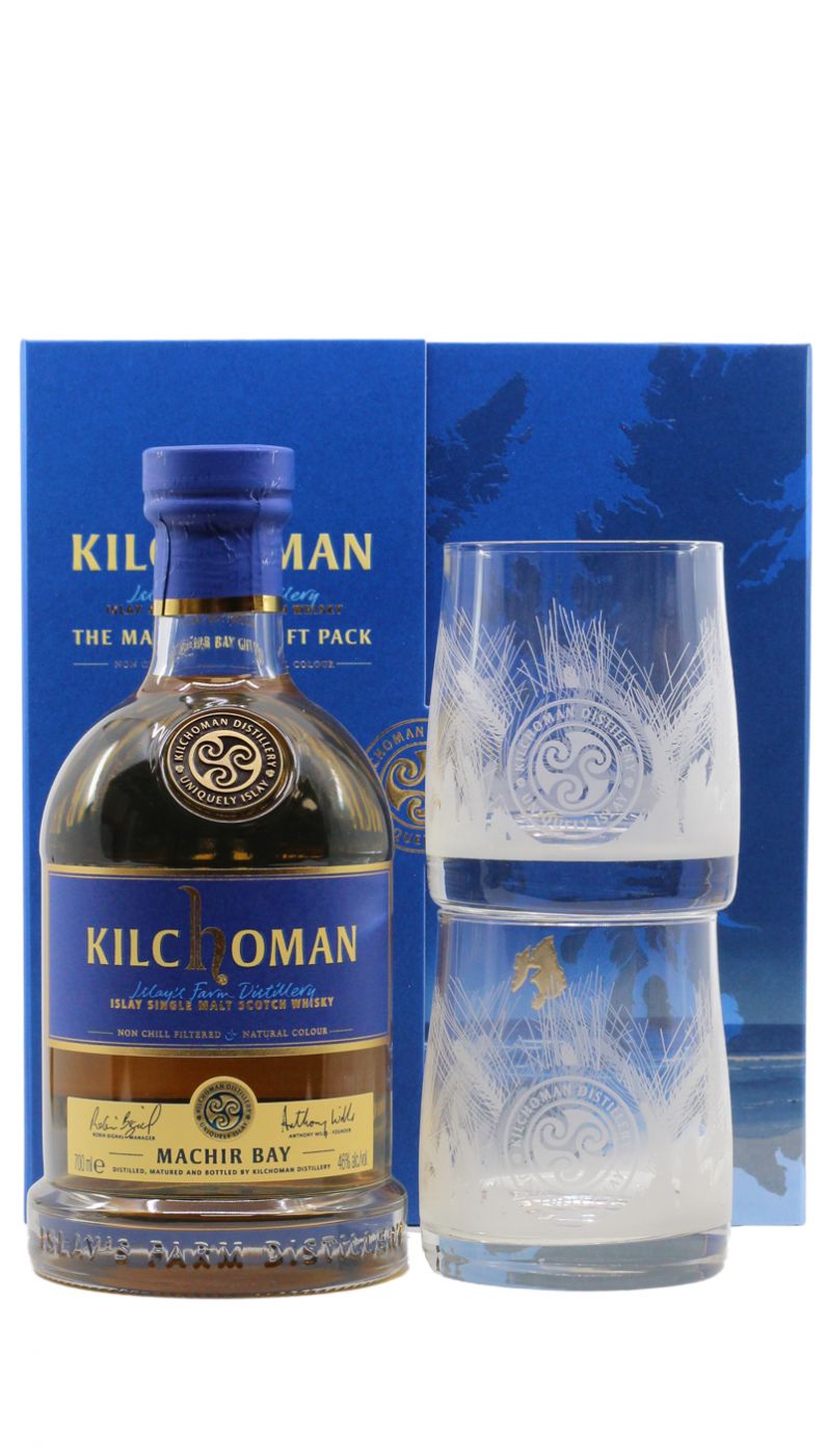Kilchoman Gift Pack 700ml w/ Glasses