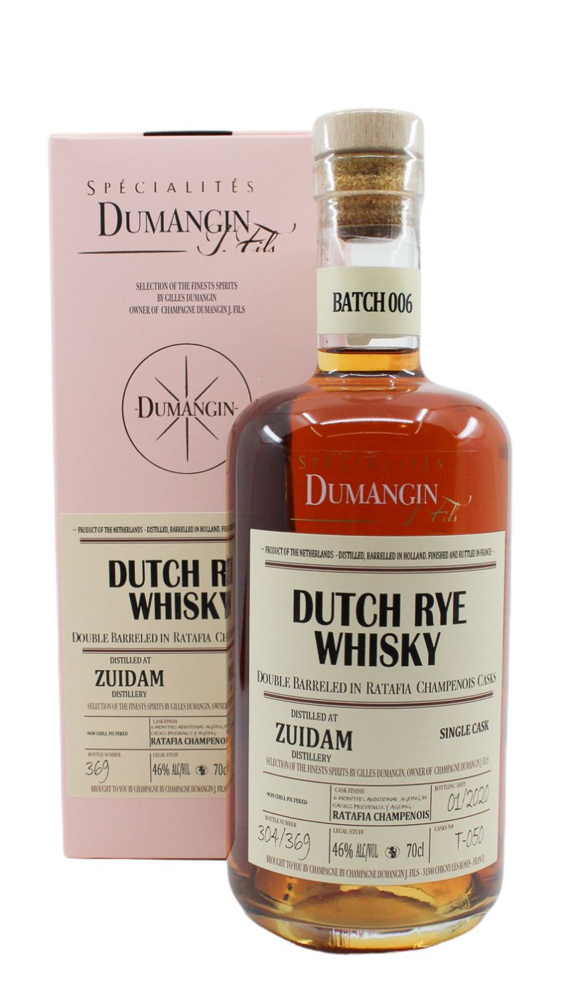 Dumangin Whisky Dutch 100% Rye Whisky