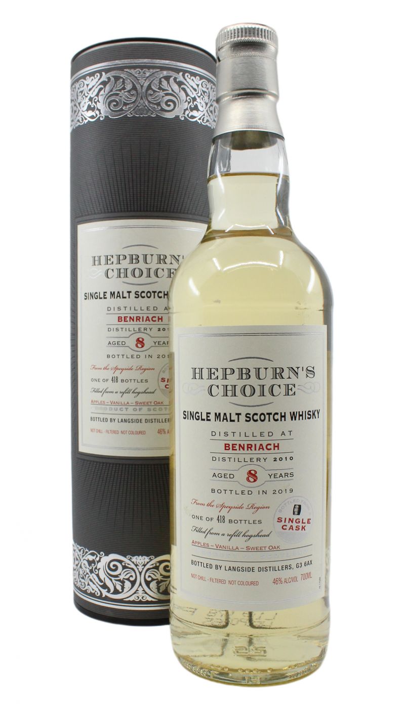 HEPBURN'S CHOICE シングルモルトウイスキー 2本セット Kensington Wine Market - Hepburn`s Choice BenRiach 8 Year (839819)