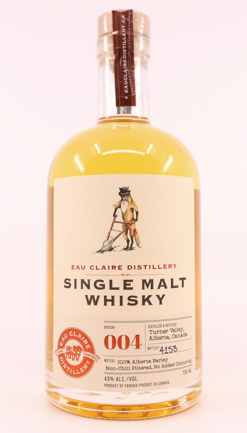 Eau Claire Single Malt Whisky Batch 004
