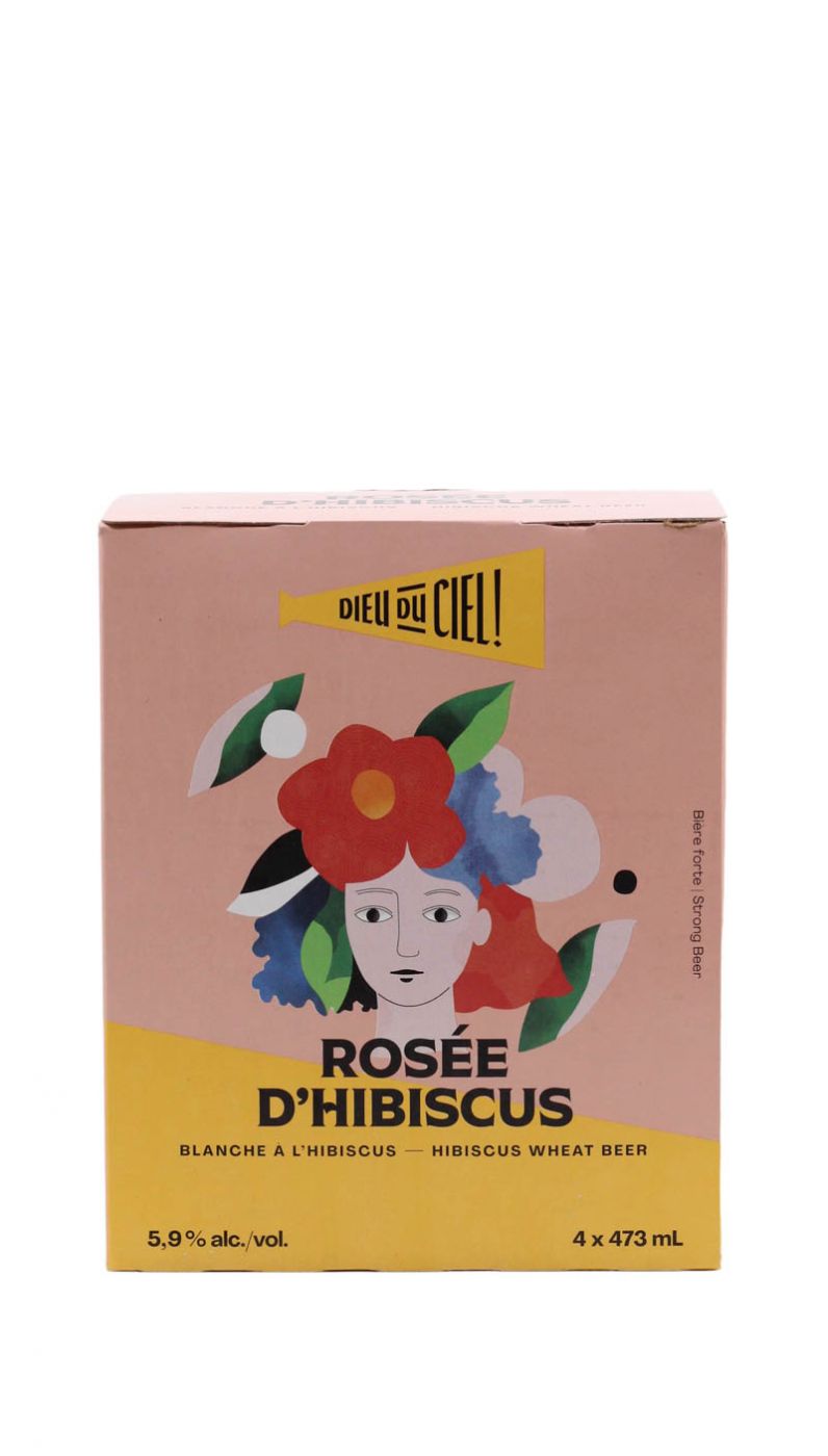 Dieu du Ciel Rose de Hibiscus 4pk Cans