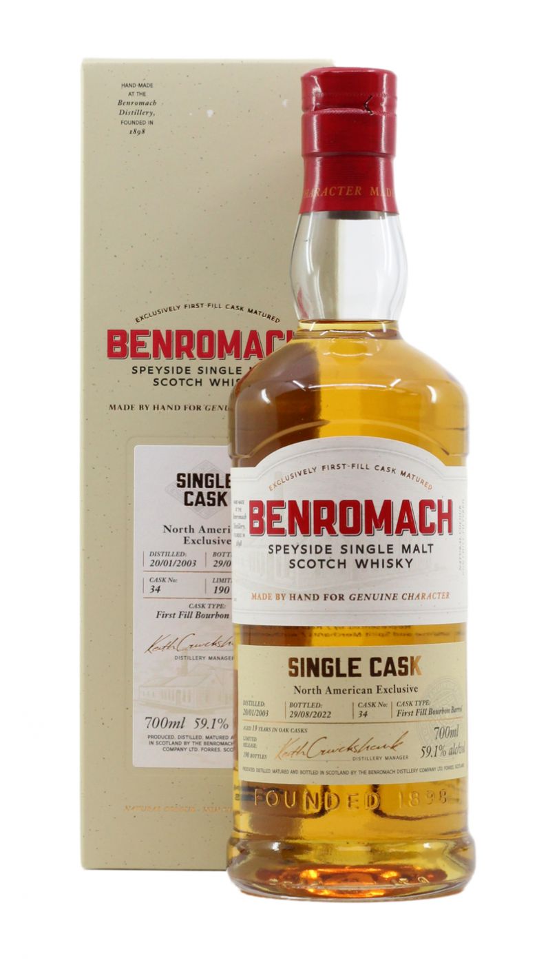 Benromach 2003 KWM Bourbon Cask #49