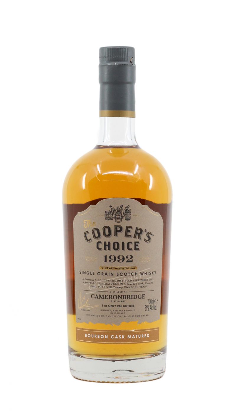 Cooper's Choice Cameronbridge 1992 29 Yr