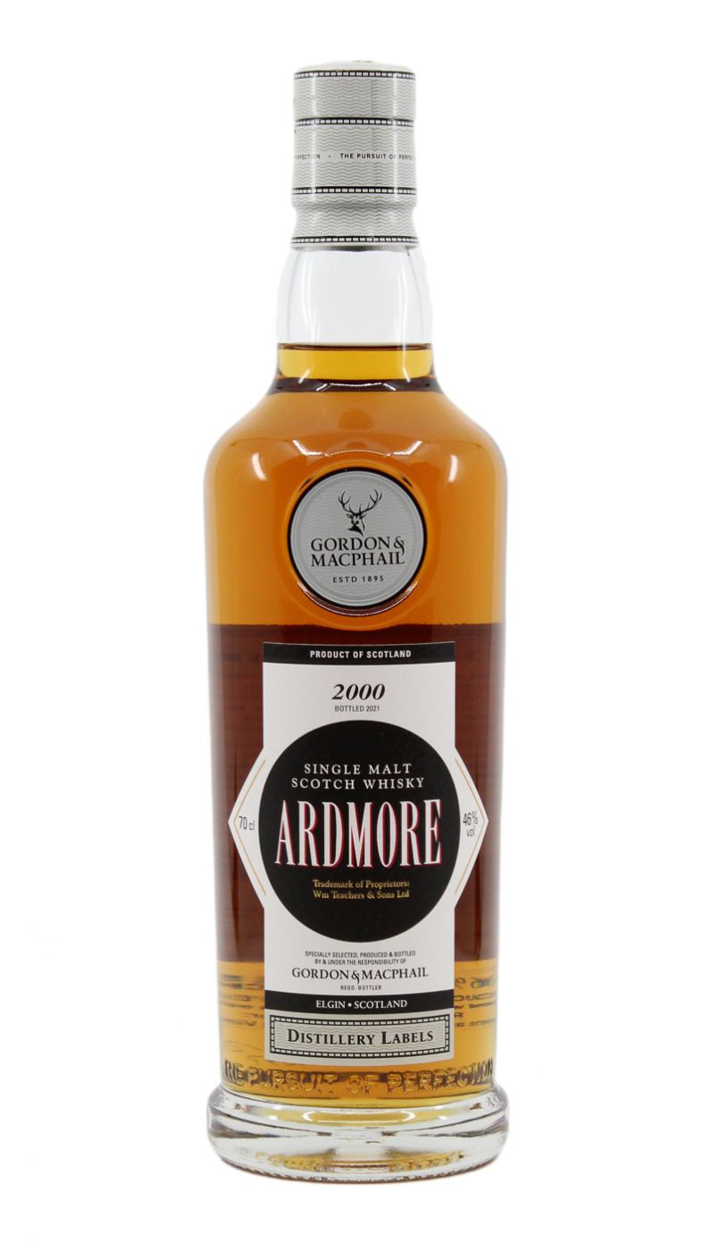 G&M Distillery Label Ardmore 2000