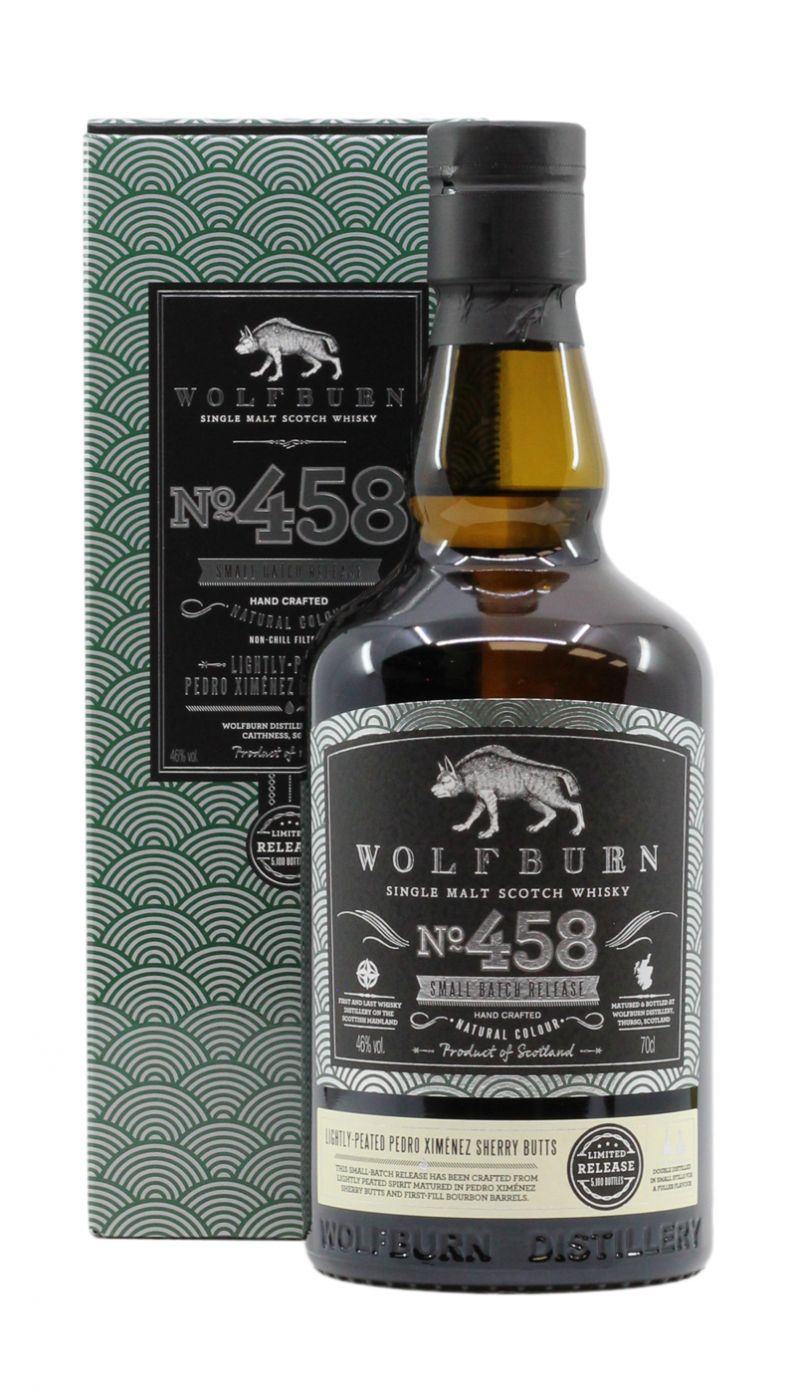 Wolfburn Batch 458 Lightly Peated PX