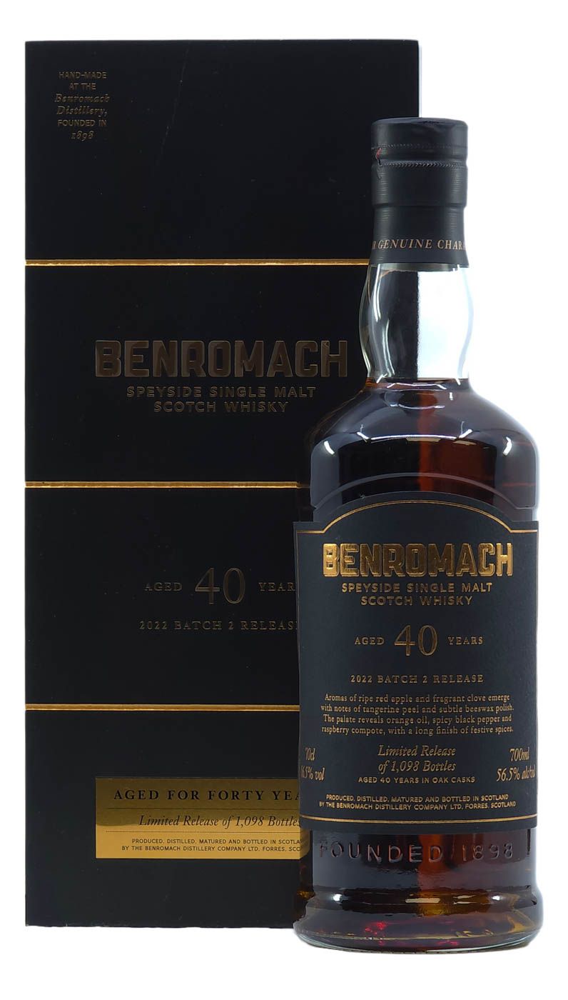 Benromach Aged 40 Years 2022 Batch 2 56.