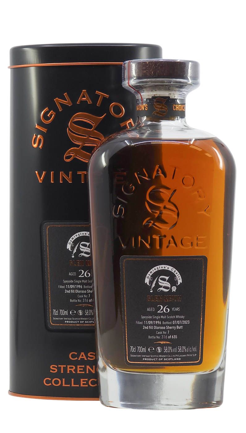 Signatory Glen Keith 26 Year Symingtons