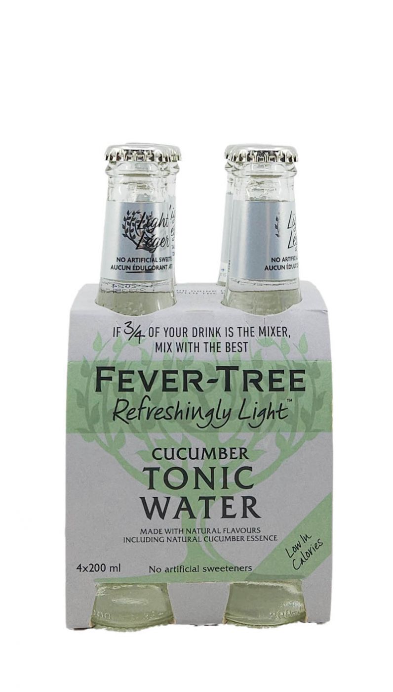 Fever Tree Cucumber Light Tonic 4pk