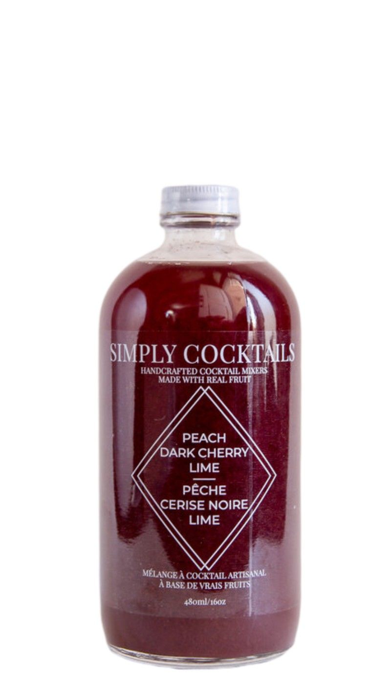 Simply Cherry Peach Lime Mixer